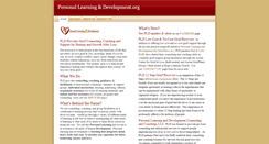 Desktop Screenshot of personallearninganddevelopment.org