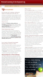 Mobile Screenshot of personallearninganddevelopment.org
