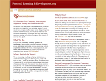 Tablet Screenshot of personallearninganddevelopment.org